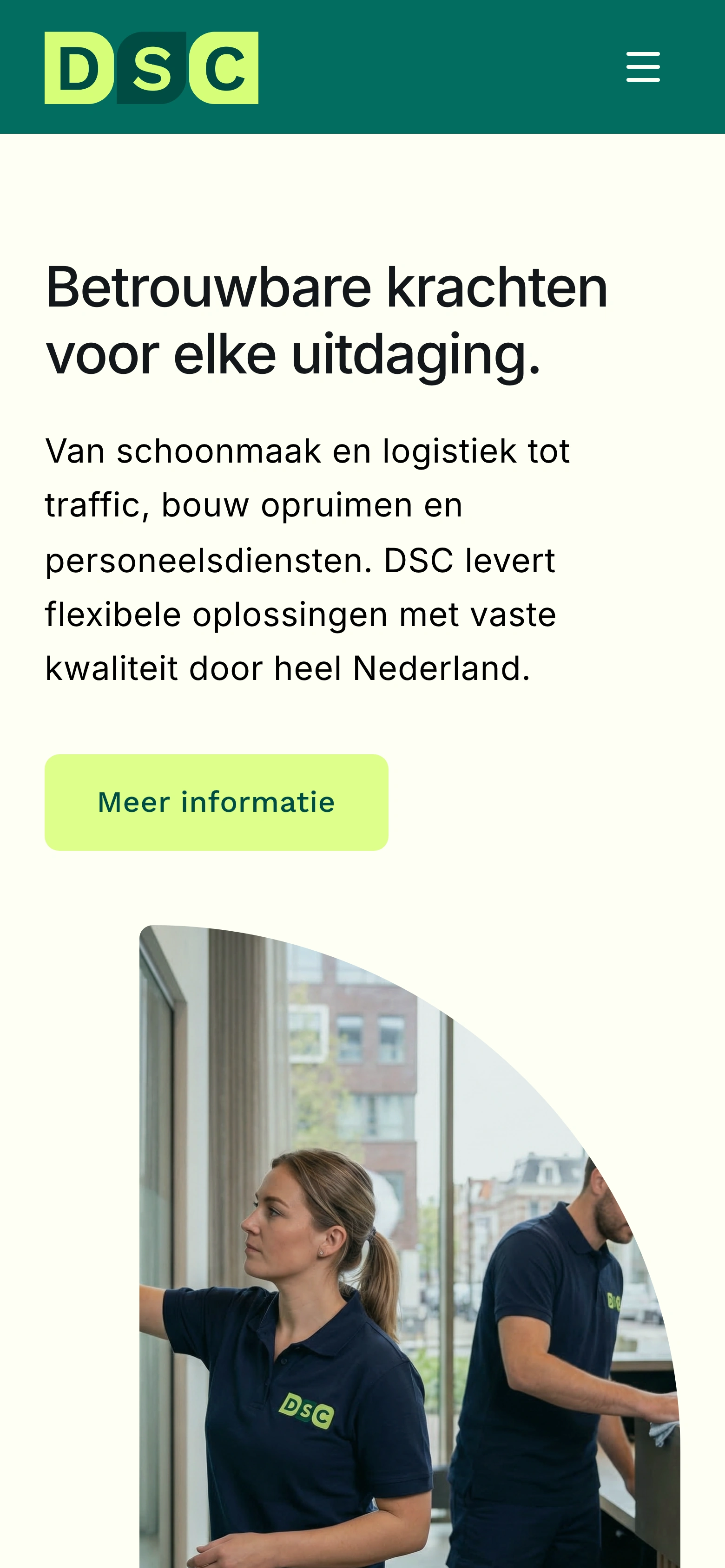 DSC — mobiele website