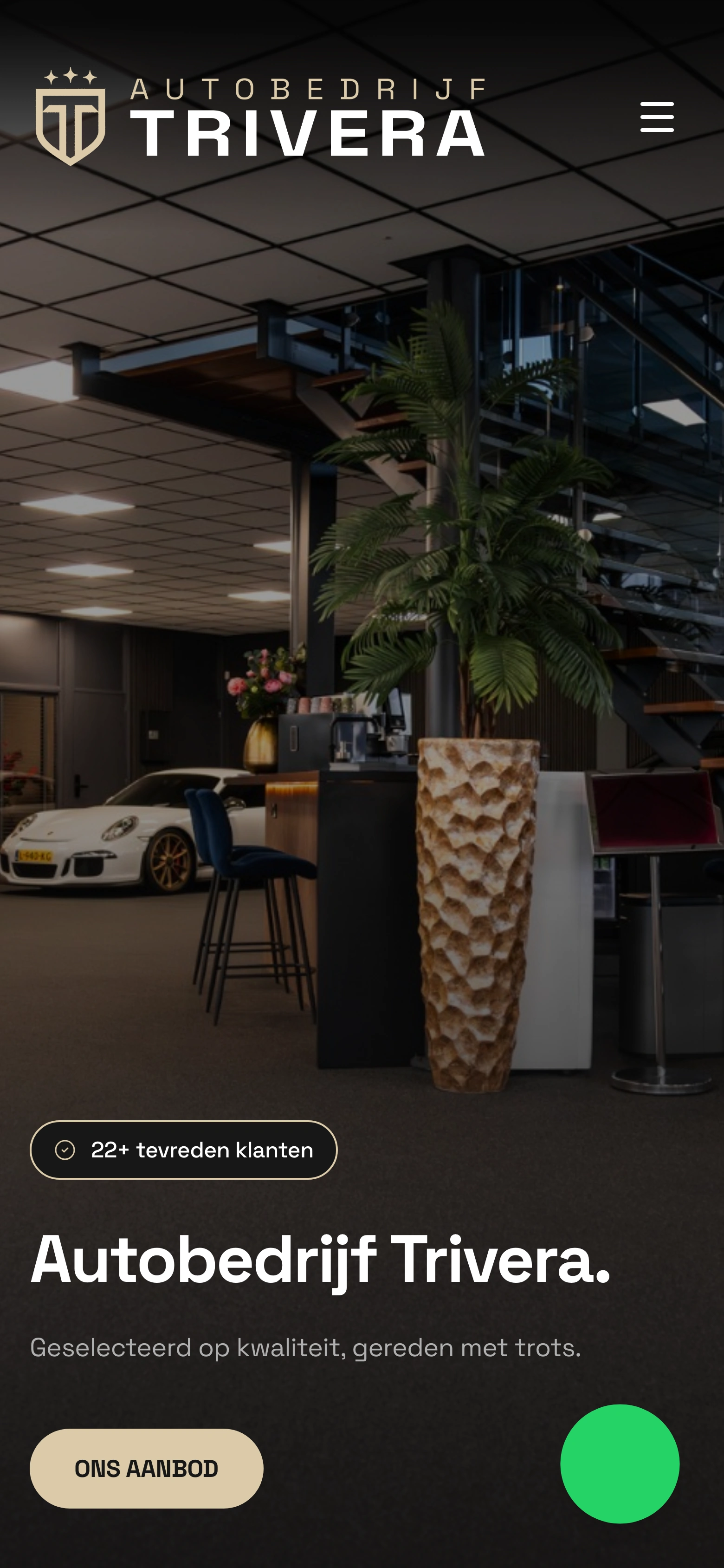 Autobedrijf Trivera — mobiele website