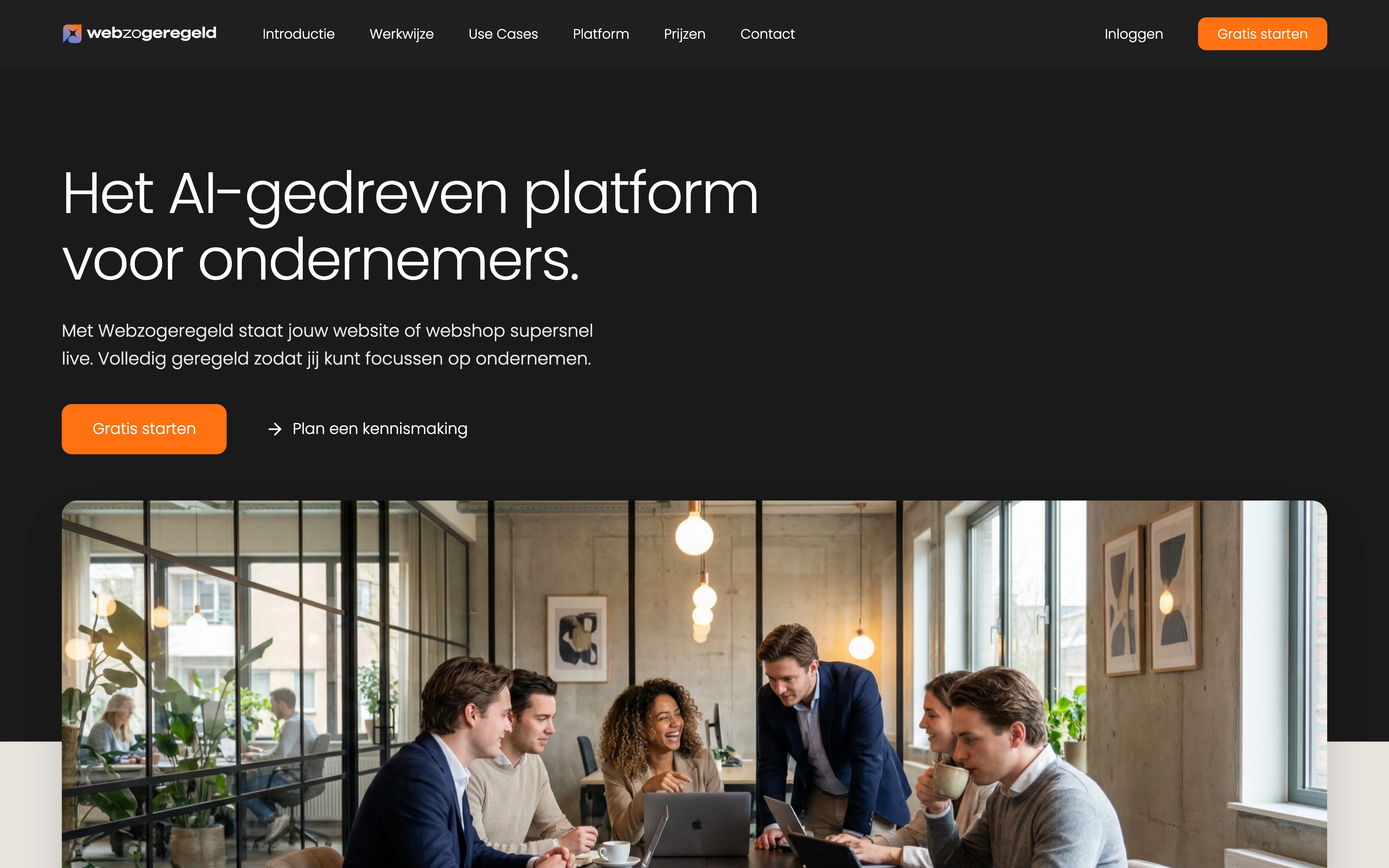 Webzogeregeld website